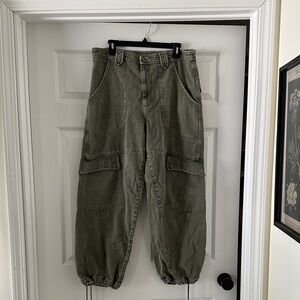 Free People Sage Cargo Jeans